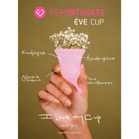 Copa Menstrual Eve Talla L Silicona Rosa