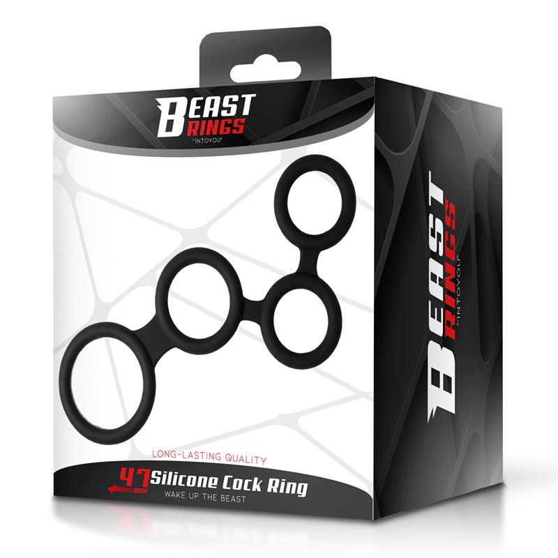 Multi Anillo para el Pene Silicona 47 mm