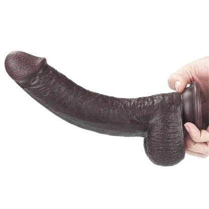 Dildo con Piel Retractil 9 Negro