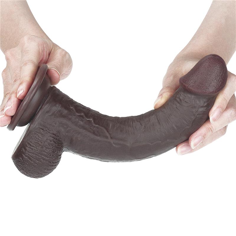Dildo con Piel Retractil 9 Negro