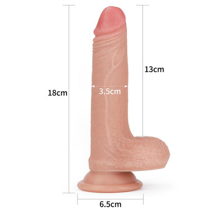 Dildo Nature 7 Silicona Liquida Natural