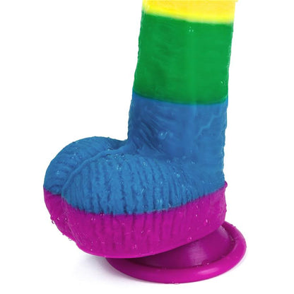 Dildo Prider 9 Silicona Liquida LGBT