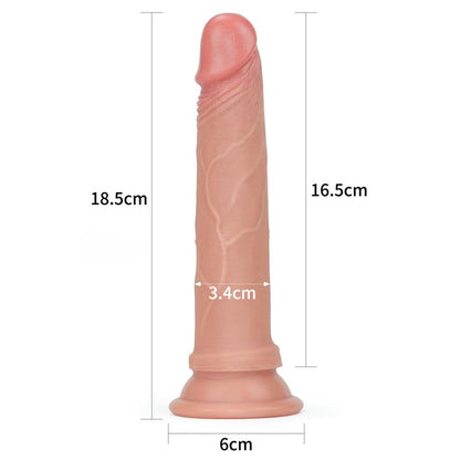 Dildo Nature 7 Silicona Liquida Natural