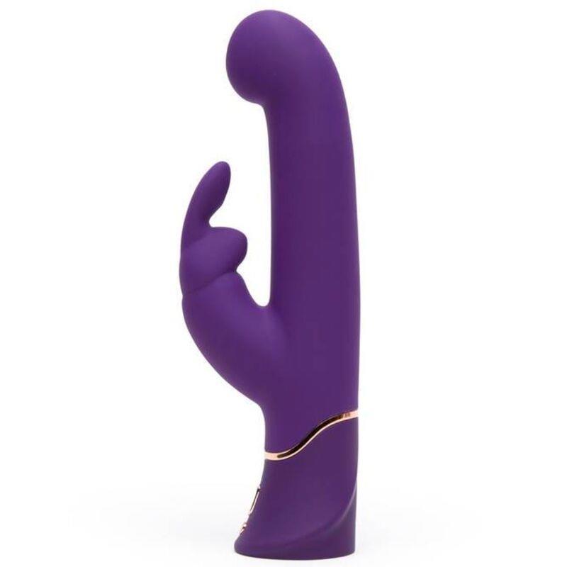 Greedy Girl Vibrador con Movimiento Estimulador punto G y Rabbit Purpura