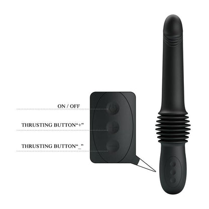 Pazuzu Vibrador con Thrusting USB Silicona