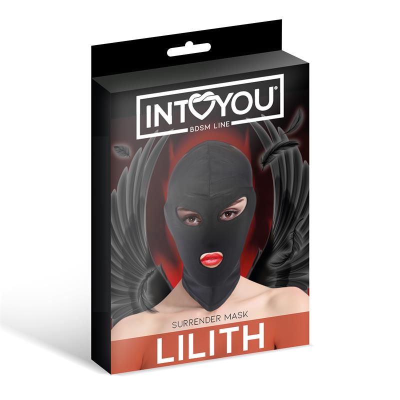 Lilith Mascara de Incognito Abertura en la Boca y Ojos Color Negro