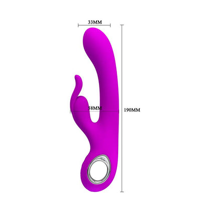 Vibrador Hot Rabbit Purpura