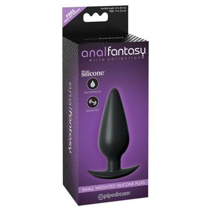Plug Anal con Peso Interno Negro