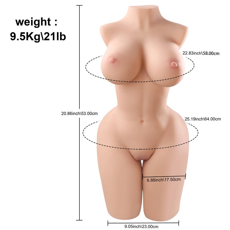 Melissa Torso Vagina y Ano 82 kg