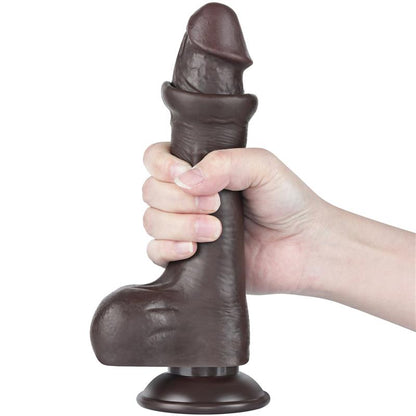 Dildo Dual Layer Piel Deslizante Retractil 8