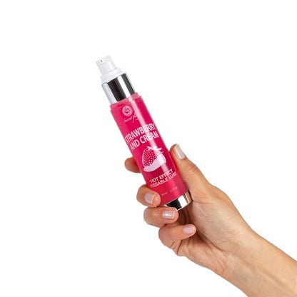 Lubricante Efecto Calor Fresas con Nata 50 ml