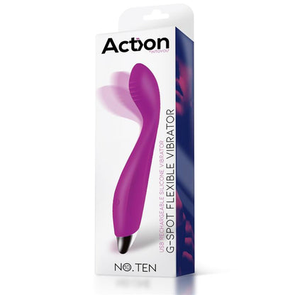 No Ten Vibrador Hiper Flexible Punto G USB Magnetico Silicona