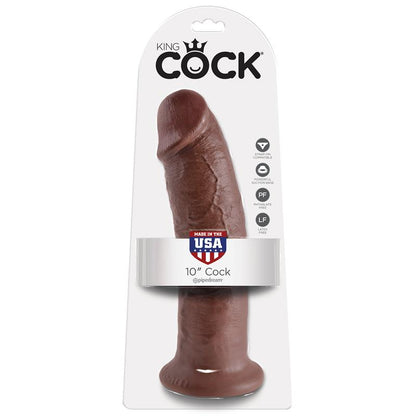King Cock Pene de 10 Color Marron