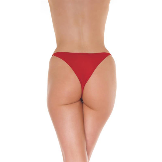 Brasilena Mariposa Abierta Rojo Talla unica