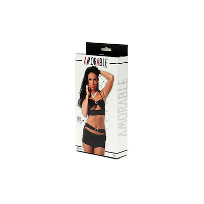 Set de Top y Falda Negro Talla unica