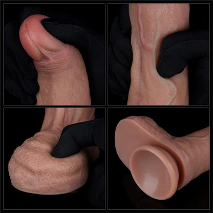 Dildo Dual Layer Silicona 85