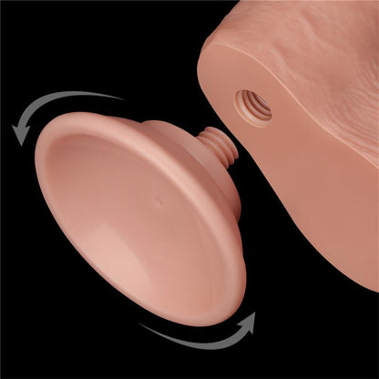 Dildo Dual Layer Piel Deslizante Retractil 75