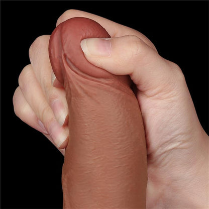 Dildo con Piel Retractil 85 Bronceado
