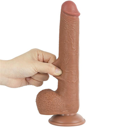 Dildo con Piel Retractil 9 Bronceado