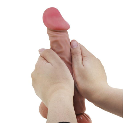 Dildo Realista Piel Deslizante Retractil 24 cm