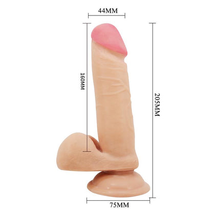 Dildo con Piel Deslizante Retractil 205 cm