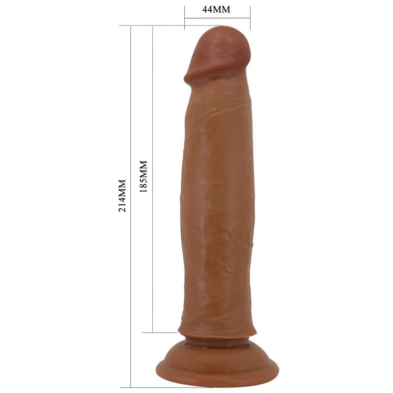 Dildo con Piel Deslizante Retractil 214 cm