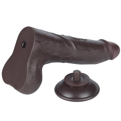 Dildo Dual Density Piel Deslizante Retractil 85