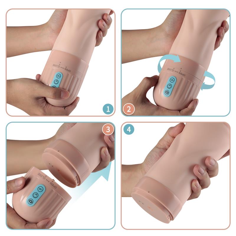 Masturbador con Efecto Succion y Vibracion Suctroker V20 VI