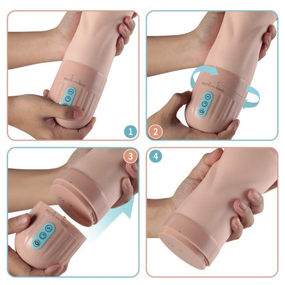 Masturbador con Efecto Succion y Vibracion Suctroker V20 VI