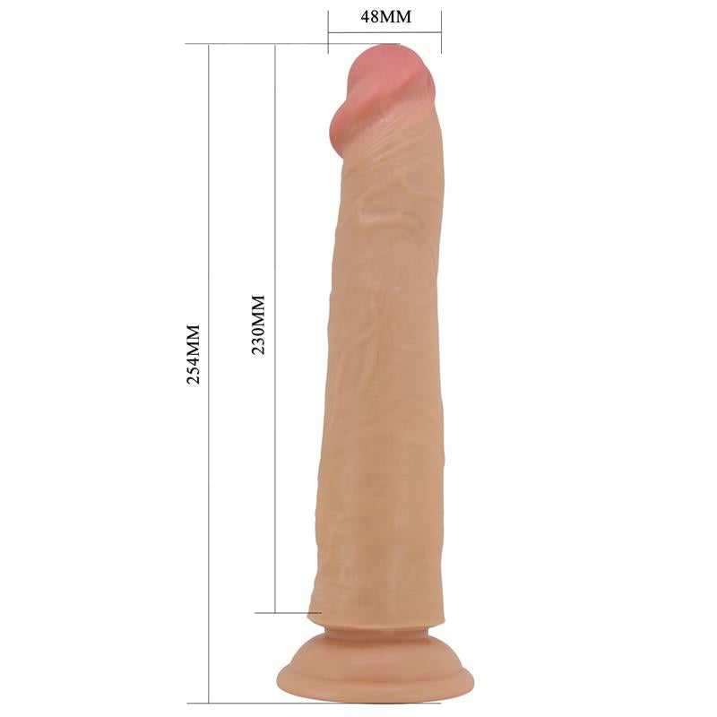 Sharife Dildo con Piel Deslizante Retractil 25 cm