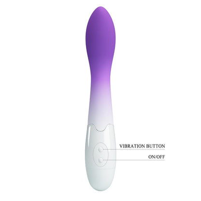 Bishop Vibrador Blanco y Purpura