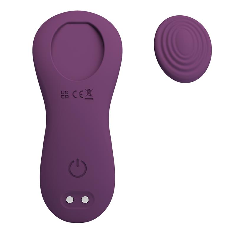 Mane Vibrador de Braguita con App Purpura
