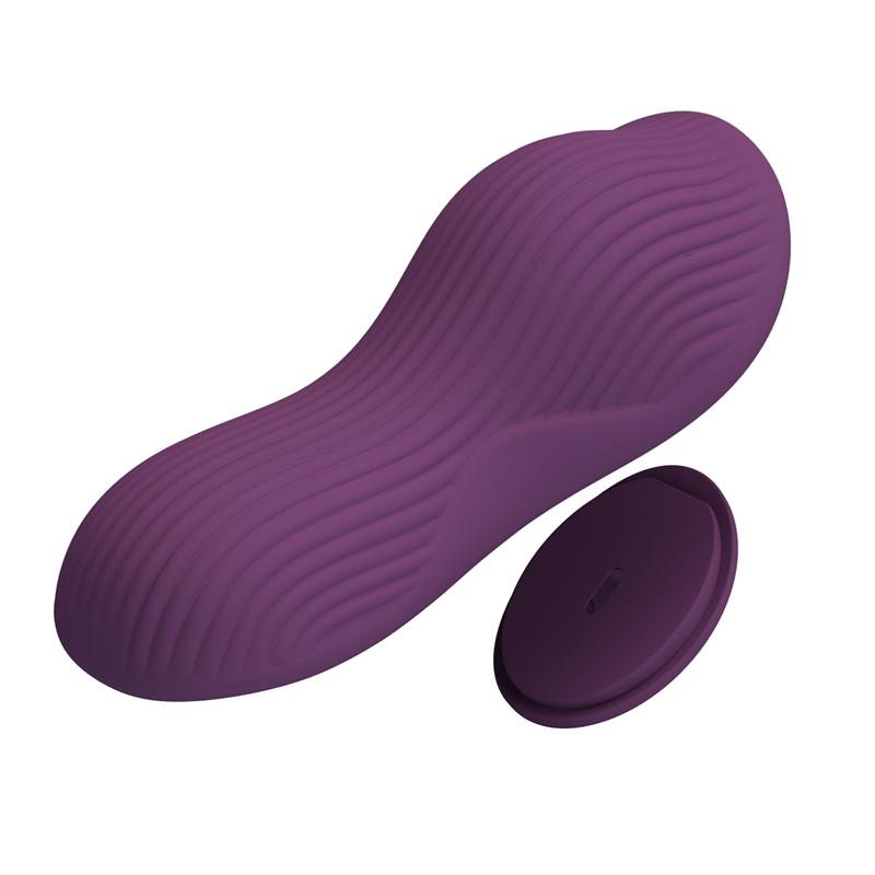 Mane Vibrador de Braguita con App Purpura