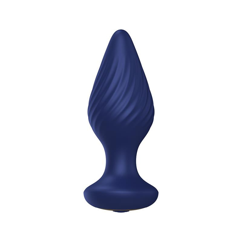 Spiral Plug Anal con Vibracion y Control Remoto