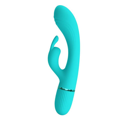 Scocco Vibrador con Rabbit Turquesa