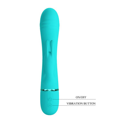 Scocco Vibrador con Rabbit Turquesa