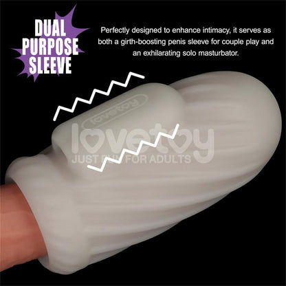Knights Ring Funda para el Pene y Estimulador Spiral