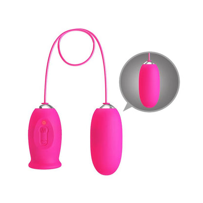 Daisy Huevo Vibrador y Lengua Estimuladora Rosa