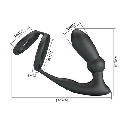 Emoni Anillo Vibrador para el Pene y Plug Anal