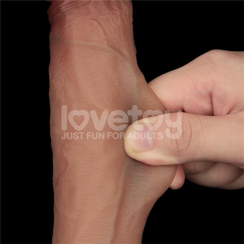 Sliding Pro Dildo Piel Deslizante Retractil Dual Layer 9