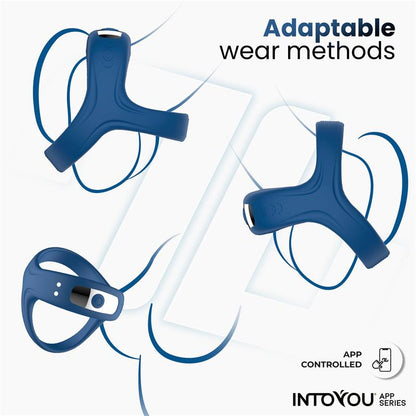 Rank Anillo Vibrador con App Azul