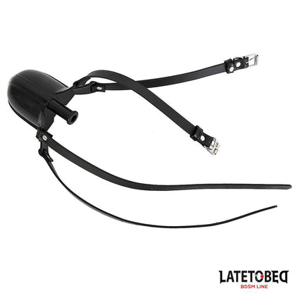 Mordaza con Bebedero Negro