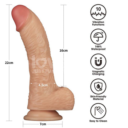 Arnes con Dildo con Vibracion 85