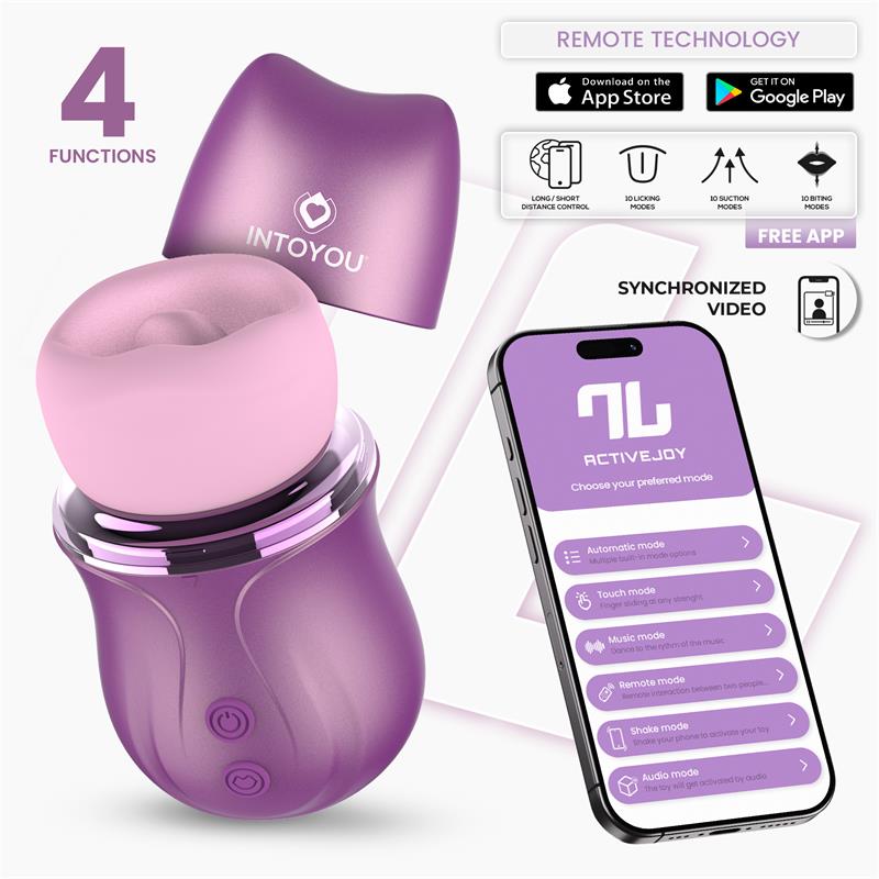 Suvi Estimulador con Licking Biting Succion y Vibracion USB C con APP