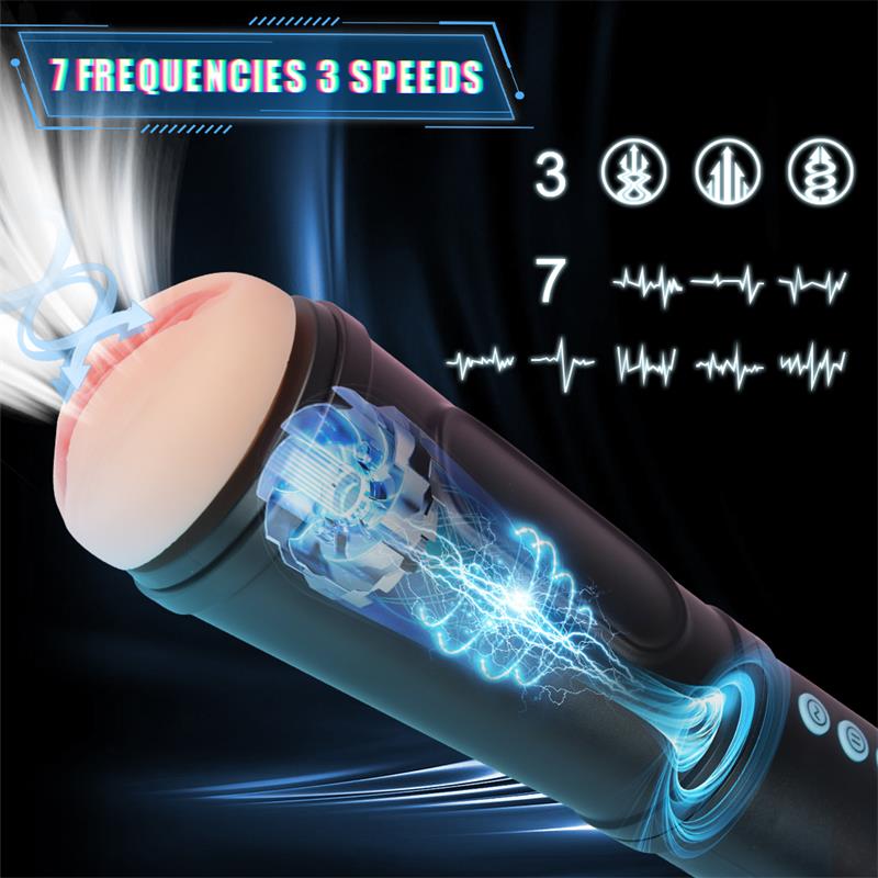 Locker Masturbador con Vibracion y Efecto Succion Vagina