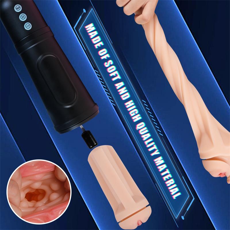 Locker Masturbador con Vibracion y Efecto Succion Vagina