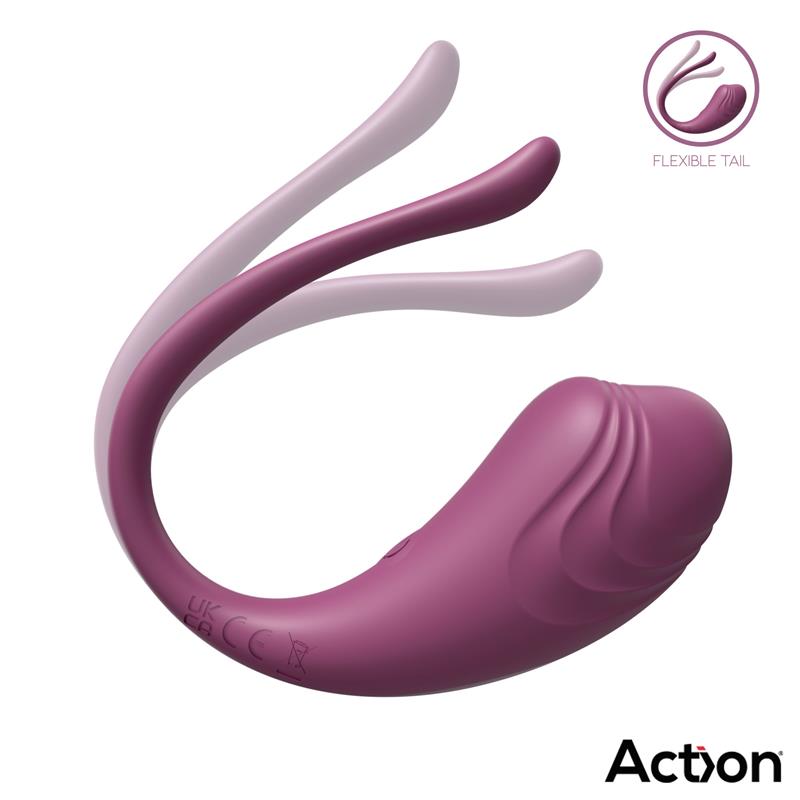 Luvia Huevo Vibrador con Control Remoto USB Purpura