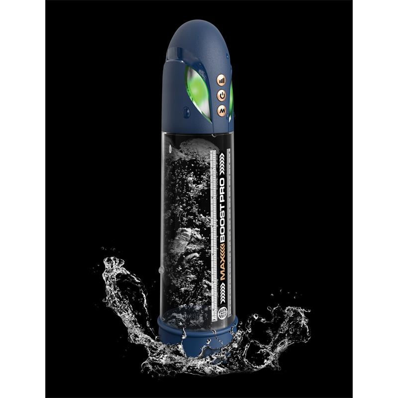 Masturbador Automatico Max Boost Pro Flow Azul