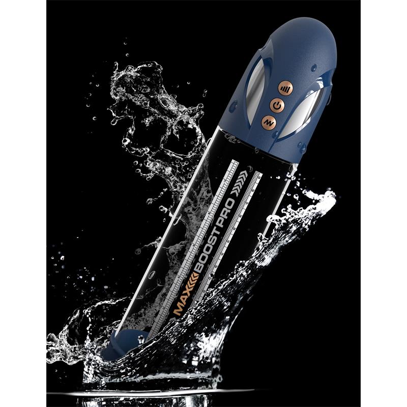 Masturbador Automatico Max Boost Pro Flow Azul
