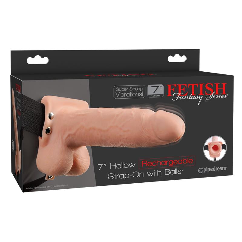 Arnes Dildo Hueco con Vibracion 7